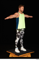  Herbert 10yers camo leggings dressed shoes sports standing tank top white sneakers whole body 0024.jpg
